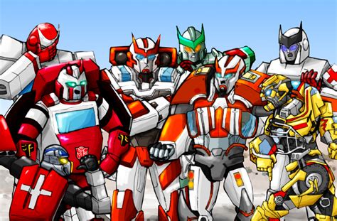 The many incarnations of Ratchet by SoundBluster | Transformers art, Transformers comic ...