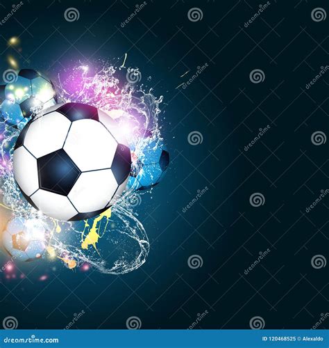 Abstract Soccer Football Background Stock Illustration - Illustration of abstract, sport: 120468525