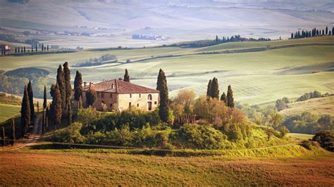 Tuscany, Italy, Nature, Landscape, House Wallpapers HD / Desktop and Mobile Backgrounds