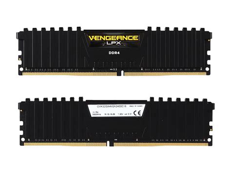 CORSAIR Vengeance LPX 32GB (2x16GB) DDR4 2400 (PC4-19200) Desktop ...