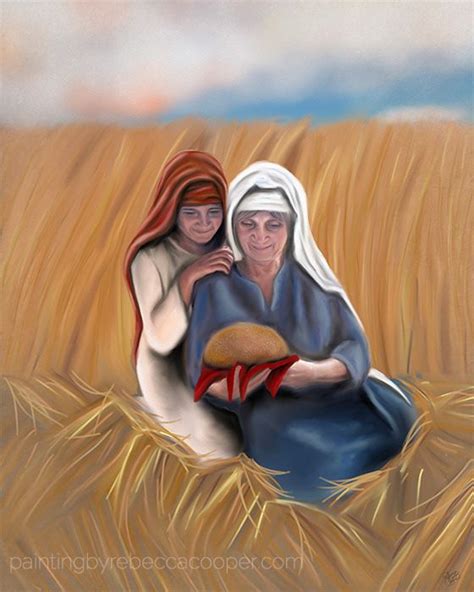 Bible Art - Ruth and Naomi | Ruth and naomi, Bible women, Bible art