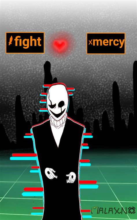 gaster fight by malaxn on DeviantArt