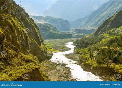 Pastaza River in Ecuador stock image. Image of mountain - 61378401