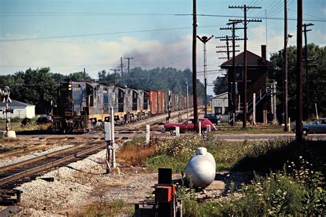 C&O, Carleton, Michigan, 1976 | Railroad photography, Abandoned train ...