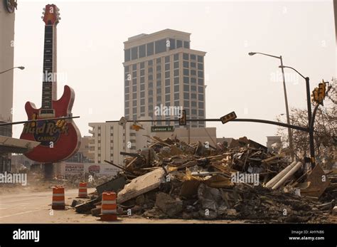 Hurricane Katrina damage in Biloxi Mississippi USA Stock Photo: 4757941 - Alamy