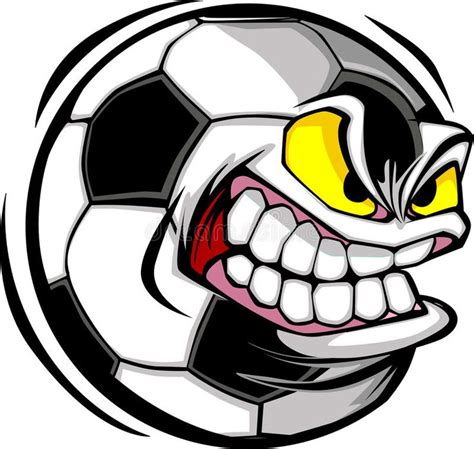 Soccer Ball Face Vector Image. Soccer Ball Face Illustration Vector , # ...