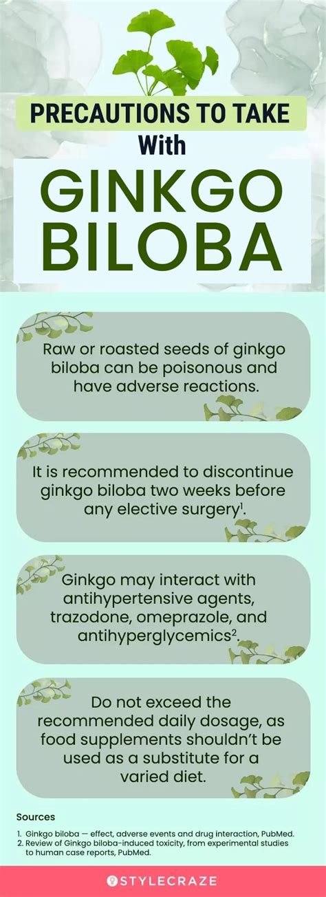 21 Side Effects Of Ginkgo Biloba | Recommended Dosage