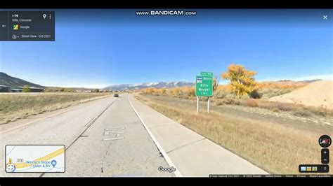 Interstate 70 - Colorado (Exits 105 to 81) westbound - YouTube