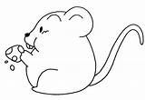 Cartoon Mouse Coloring Pages sketch template