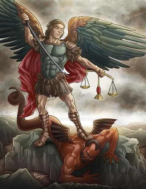 My Take on the Classic Archangel Michael Painting by kpetchock on ...