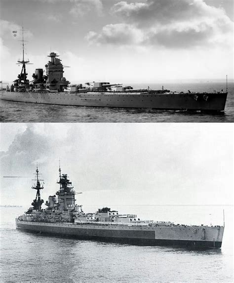 Battleship Nelson. A funky looking class with all of its main guns in the forward area. : r ...