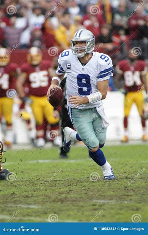 Tony Romo Dallas Cowboys editorial stock photo. Image of quarterbacks ...