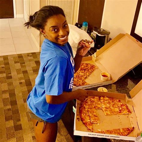 What does Simone Biles eat? A look at the pizza-loving gymnast’s diet.