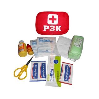 Jual Paket P3K Mobil Kotak P3K Lengkap dengan Isi Kotak P3K Mobil MIni ...