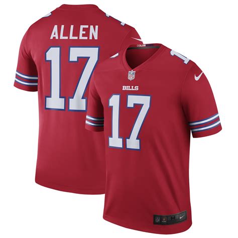 Josh Allen Nike Buffalo Bills Color Rush Legend Jersey - Red - Walmart ...