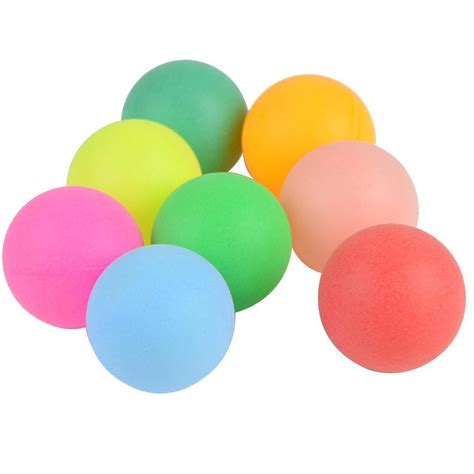 100Pcs/set Colored Ping Pong Balls Entertainment Table Tennis Ball Multi Color,. | eBay