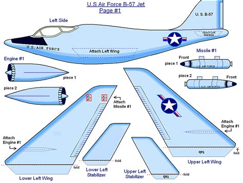 Papercraft 3d Paper Airplane Templates - papercraft among us