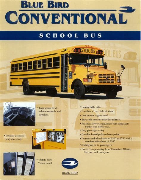 Blue Bird Conventional School Bus | Print Ads | hobbyDB