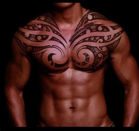 Tribal Tattoos On Shoulder And Chest | Tribal Tattoos Design