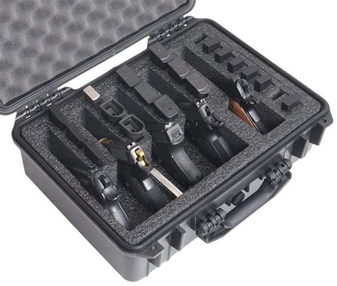 Case Club Premade Multiple Pistol Hard Sided Cases With Closed Cell Foam