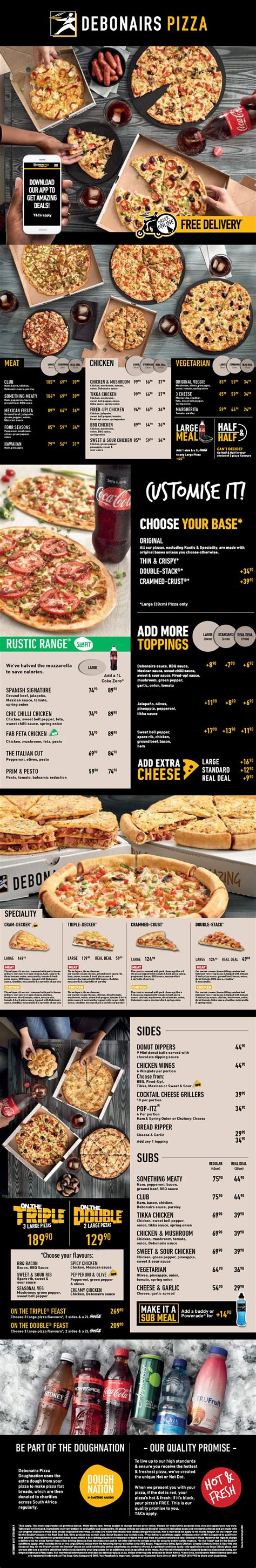 Debonairs Pizza « Debonairs Pizza restaurant, take away - Pizza delivery Plett Plett Tourism ...