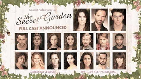 The Secret Garden musical cast and tickets for London Palladium concerts - Stageberry