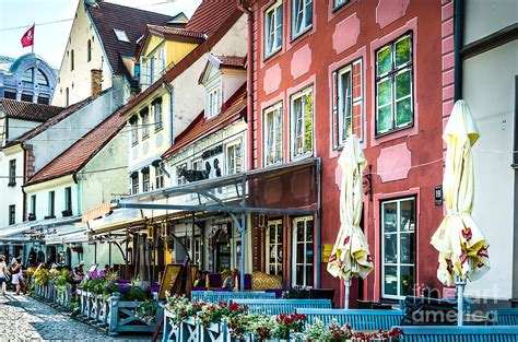 Restaurants in the old town of Riga Photograph by RicardMN Photography - Fine Art America