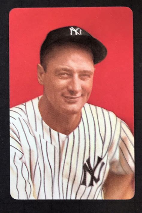 Have several different cards of Lou Grehig from the deck | Cards, Lou gehrig, Baseball cards