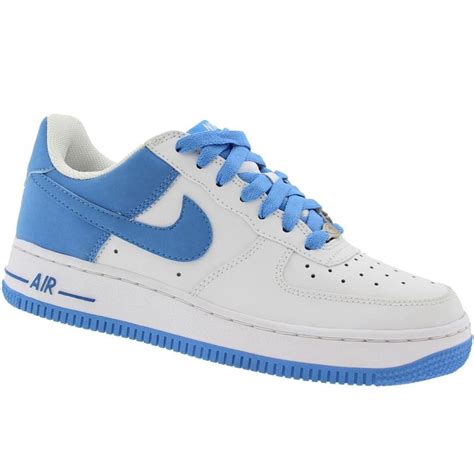 Nike Big Kids Air Force 1 Low (white / university blue)