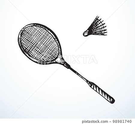 Discover more than 80 badminton racket sketch best - seven.edu.vn