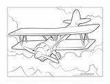 Airplane Coloring Pages For Preschool sketch template