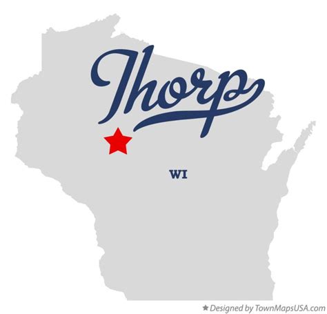 Map of Thorp, WI, Wisconsin