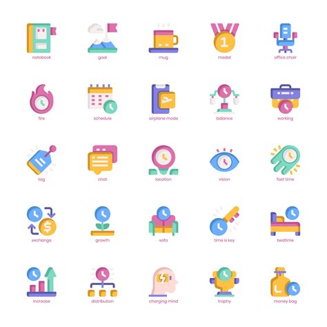 Productivity icon pack for your website, mobile, presentation, and logo design. Productivity ...