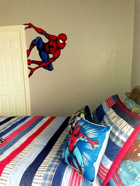 photo (With images) | Spiderman room, Boys bedroom wallpaper, Superhero ...