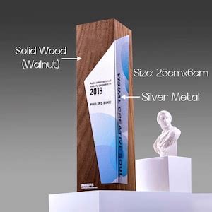 Personalized Trophy Award, Customize Engraved Crystal Corporate Trophy ...