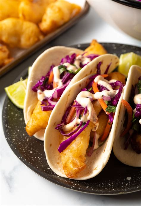 Baja Fish Tacos (with Slaw and Fish Taco Sauce) - A Spicy Perspective