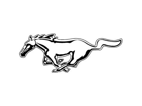 Ford Mustang Logo Drawing at GetDrawings | Free download