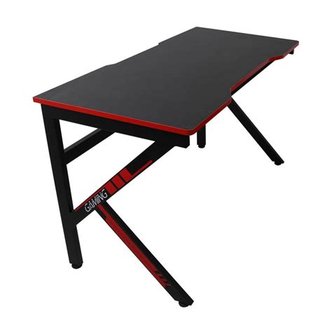 Gaming Desk - Red & Black Complete Storage Solutions