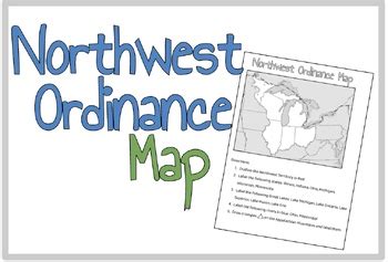 Northwest Ordinance Map by MLHistorywithJess | TPT