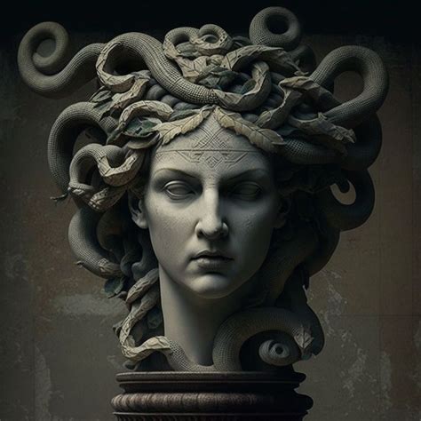 Medusa Head Sculpture/ Statue | Medusa pictures, Angel sculpture art, Medusa gorgon