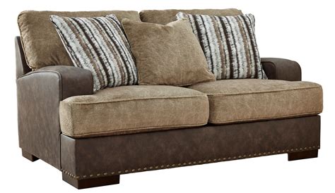 Signature Design by Ashley Alesbury 1870435 Two-Tone Loveseat | Furniture and ApplianceMart ...