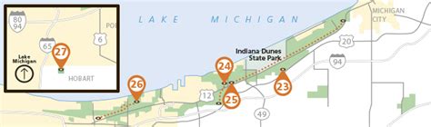 Indiana Dunes State Park Map | Islands With Names