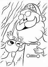 Rudolph the Red Nosed Reindeer 4 Coloring Page  Free Printable sketch template