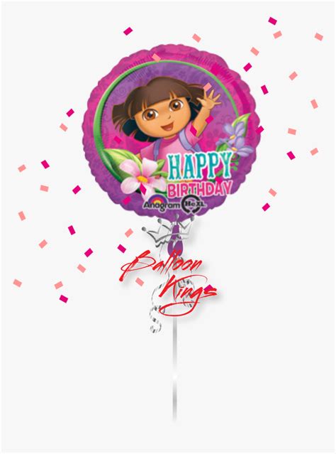 Dora The Explorer Round - 5th Happy Birthday Cartoon Dora, HD Png ...