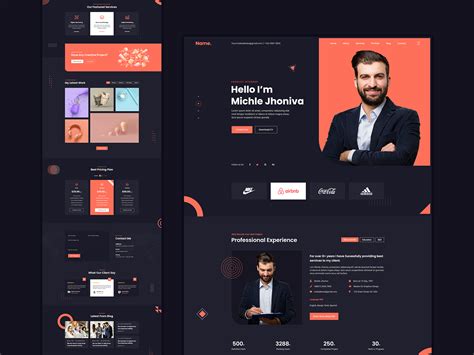 Portfolio Landing Page Templates Free