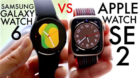 Samsung Galaxy Watch 6 Vs Apple Watch SE 2! (Comparison) (Review) - YouTube