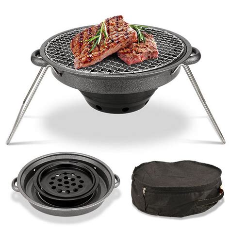 30CM Non-stick Samgyupsal Samgyeopsal Korean Grill Pan Heating Stove ...