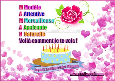 Bon anniversaire maman - Joyeux Anniversaire