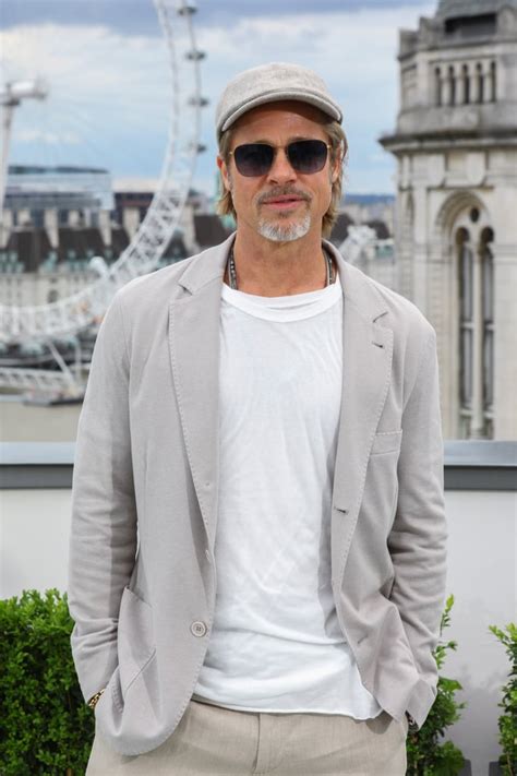 Brad Pitt at the London photocall of Once Upon a Time in Hollywood ...