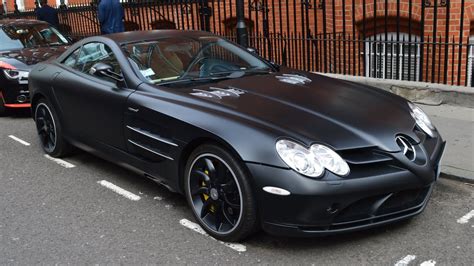 Matte Black Mercedes-Benz SLR McLaren - YouTube